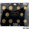 Image 1 : 1980-1984 7.5oz Gold Commem. Set (10 Coins)