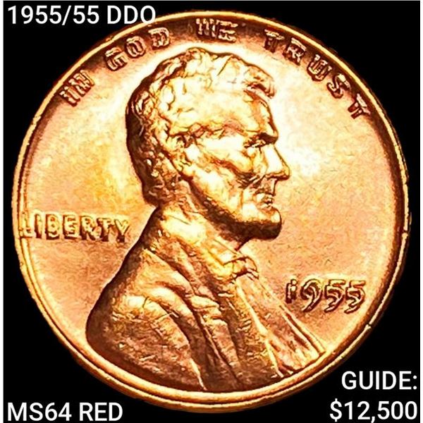 1955/55 DDO Wheat Cent HIGH GRADE +