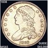 Image 1 : 1838 Capped Bust Quarter UNCIRCULATED +