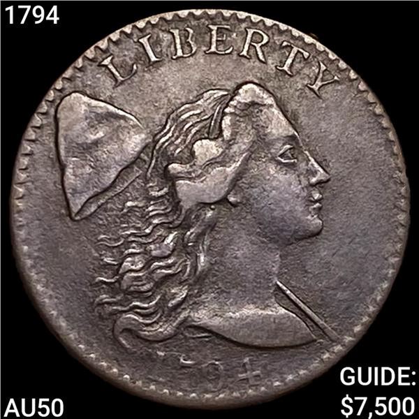 1794 Liberty Cap Cent CLOSELY UNCIRCULATED
