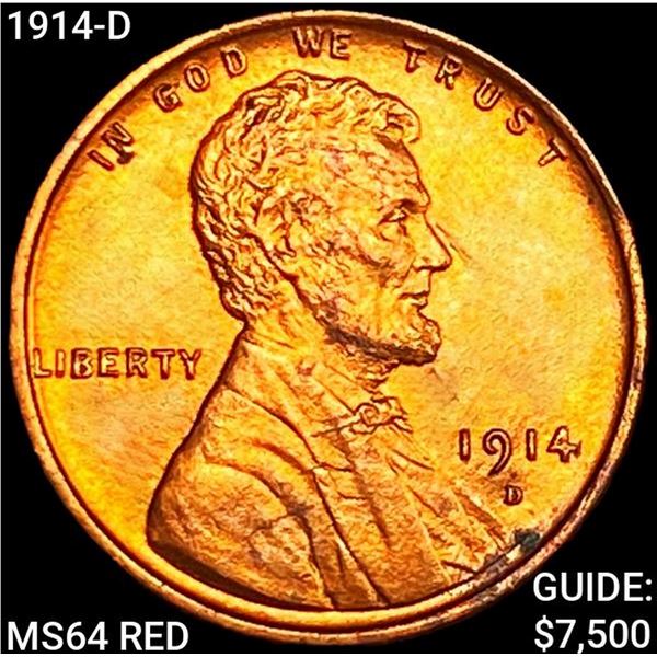 1914-D Wheat Cent HIGH GRADE +