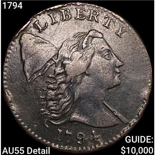 1794 Liberty Cap Cent CLOSELY UNCIRCULATED