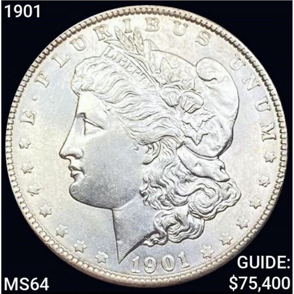 1901 1901 Morgan Silver Dollar CHOICE BU UNCIRCULA