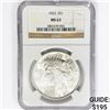 Image 1 : 1922-S Silver Peace Dollar NGC MS63