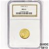Image 1 : 1928 $2.50 Gold Quarter Eagle NGC MS61