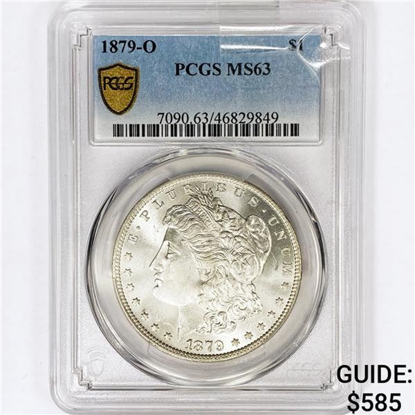 1879-O Morgan Silver Dollar PCGS MS63