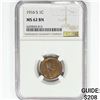 Image 1 : 1916-S Wheat Cent NGC MS62 BN