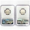 Image 2 : 1942-P SET(2) Jefferson Nickel NGC MS67