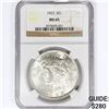 Image 1 : 1923 Silver Peace Dollar NGC MS65