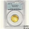 Image 1 : 2007-W $5 .10oz gold Jamestown PCGS MS70