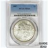 Image 1 : 1887 Morgan Silver Dollar PCGS MS64