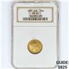 Image 1 : 1873 10K .13oz gold SWE NGC MS65