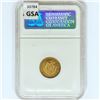 Image 2 : 1873 10K .13oz gold SWE NGC MS65