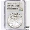 Image 1 : 2002-W American Silver Eagle NGC PF70 UC