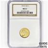 Image 1 : 1912 $2.50 Gold Quarter Eagle NGC MS61