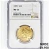 Image 1 : 1899 $10 Gold Eagle NGC MS61