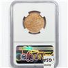 Image 2 : 1808 10 Cash 4.7g India NGC Shipwreck