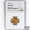 Image 1 : 1930 Wheat Cent NGC MS66 RD