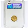 Image 2 : 1908 10K .13oz gold DMK NGC MS65