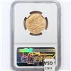 Image 2 : 1808 10 Cash 4.7g India NGC