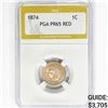 Image 1 : 1874 Indian Head Cent PGA PR65 RED