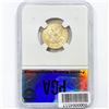 Image 2 : 1882 $5 Gold Half Eagle PGA MS64