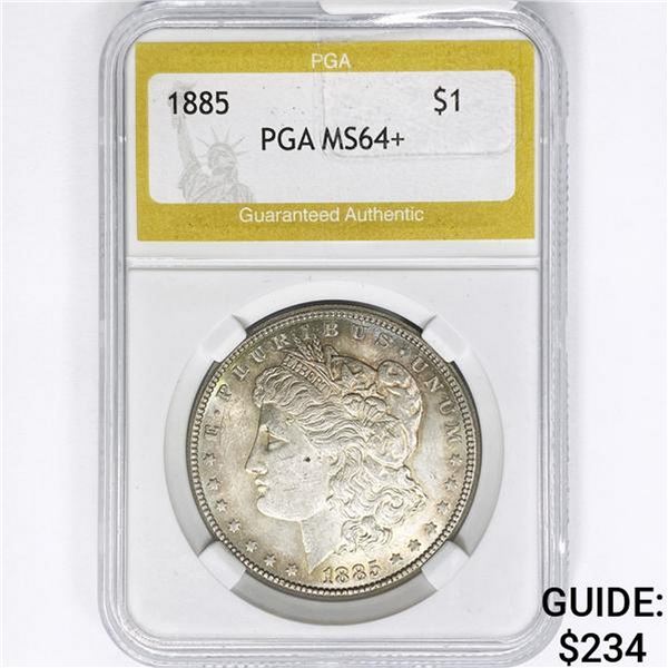 1885 Morgan Silver Dollar PGA MS64+