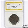 Image 1 : 1801 Large Cent PGA VF30 100/000