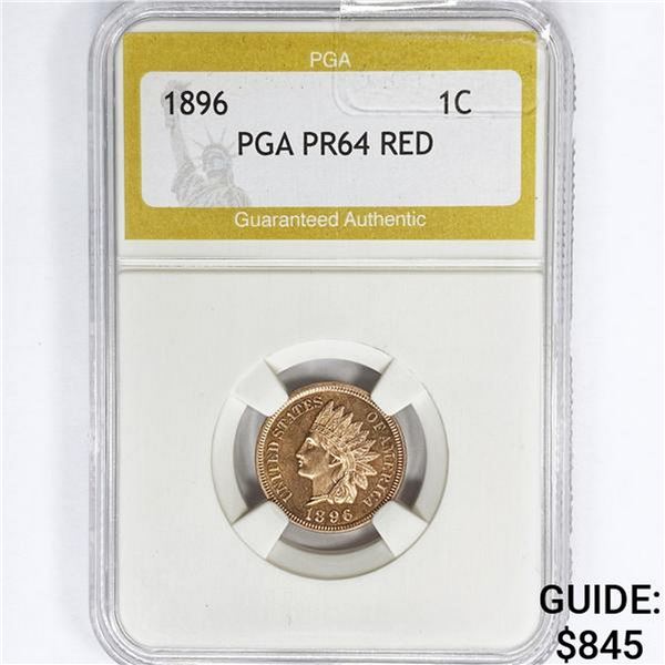 1896 Indian Head Cent PGA PR64 RED
