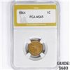 Image 1 : 1864 Indian Head Cent PGA MS65