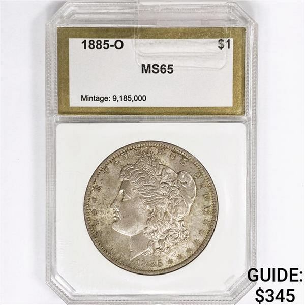 1885-O Morgan Silver Dollar PCI MS65