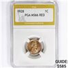 Image 1 : 1928 Wheat Cent PGA MS66 RED