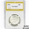 Image 1 : 1938 Delaware Half Dollar PGA MS67