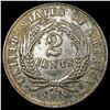 Image 2 : 1870 Two Cent Piece NEARLY UNCIRCULATED
