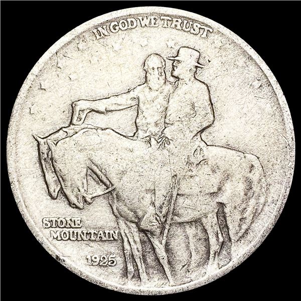 1925 Stone Mountain Half Dollar NICELY CIRCULATED