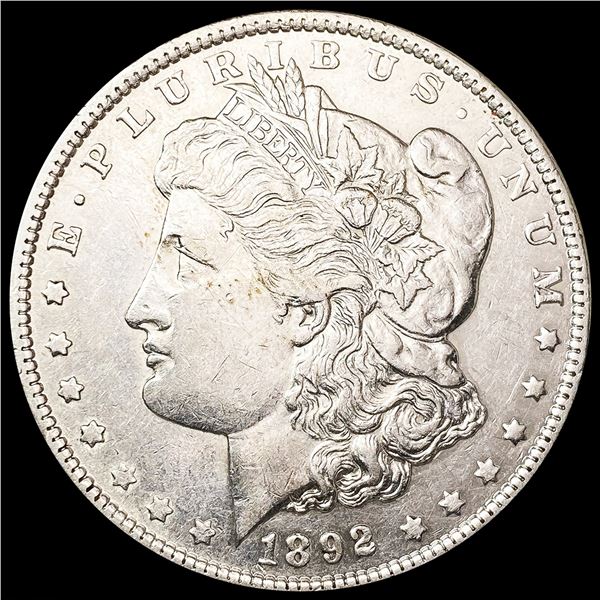 1892 Morgan Silver Dollar CLOSELY UNCIRCULATED