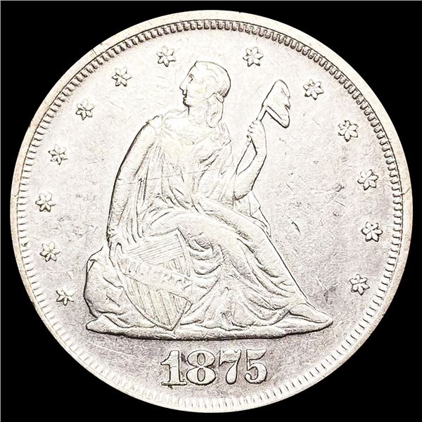 1875 Twenty Cent Piece CLOSELY UNCIRCULATED