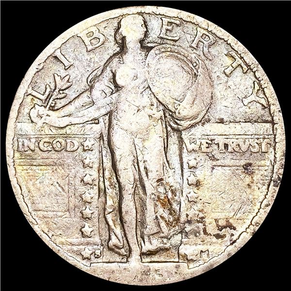 1913-S Standing Liberty Quarter NICELY CIRCULATED