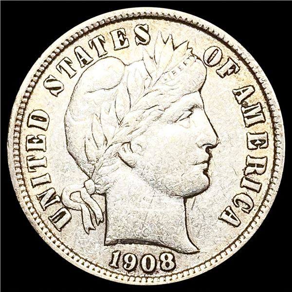 1908-S Barber Dime NEARLY UNCIRCULATED