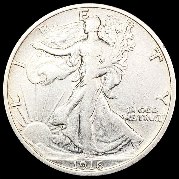 1916 Walking Liberty Half Dollar NEARLY UNCIRCULAT