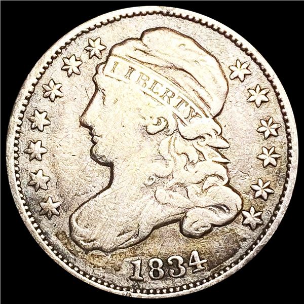 1834 Capped Bust Dime NICELY CIRCULATED