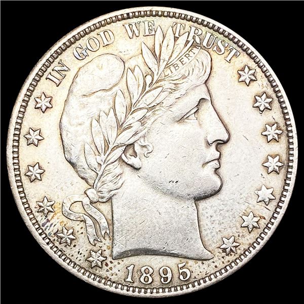 1895-O Barber Half Dollar CLOSELY UNCIRCULATED