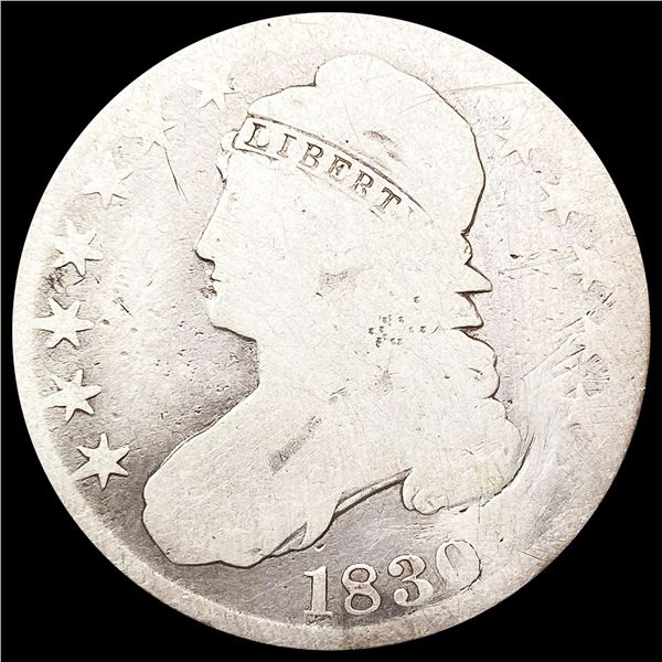 1830 Capped Bust Half Dollar NICELY CIRCULATED