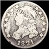 Image 1 : 1821 Lg Date Capped Bust Dime NICELY CIRCULATED
