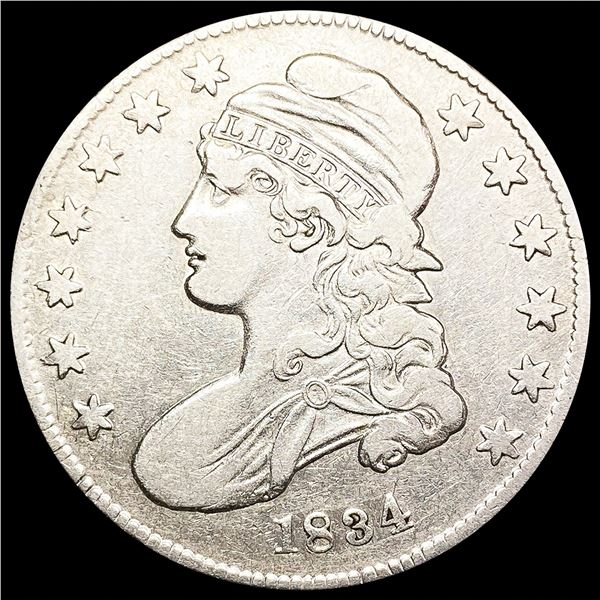 1834 Capped Bust Half Dollar LIGHTLY CIRCULATED