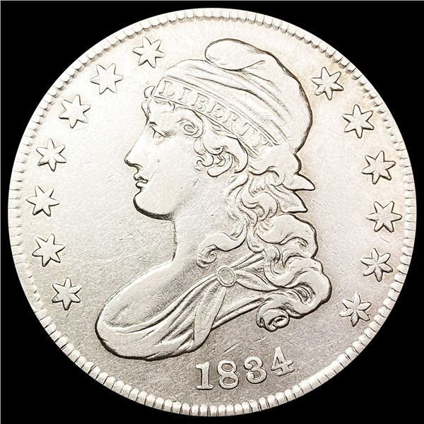 1834 Capped Bust Half Dollar CLOSELY UNCIRCULATED