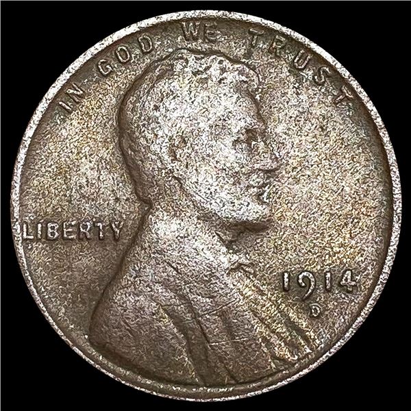 1914-D Wheat Cent NICELY CIRCULATED