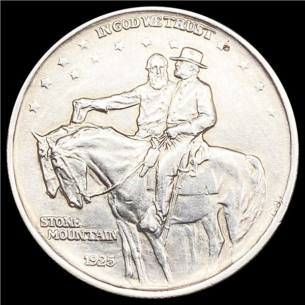 1925 Stone Mountain Half Dollar NEARLY UNCIRCULATE