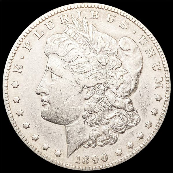1890-CC Morgan Silver Dollar LIGHTLY CIRCULATED