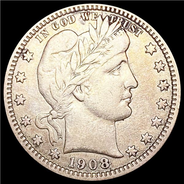 1908-S Barber Quarter NEARLY UNCIRCULATED